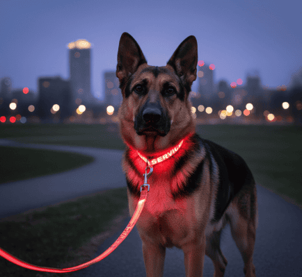 LED Service Dog Leash