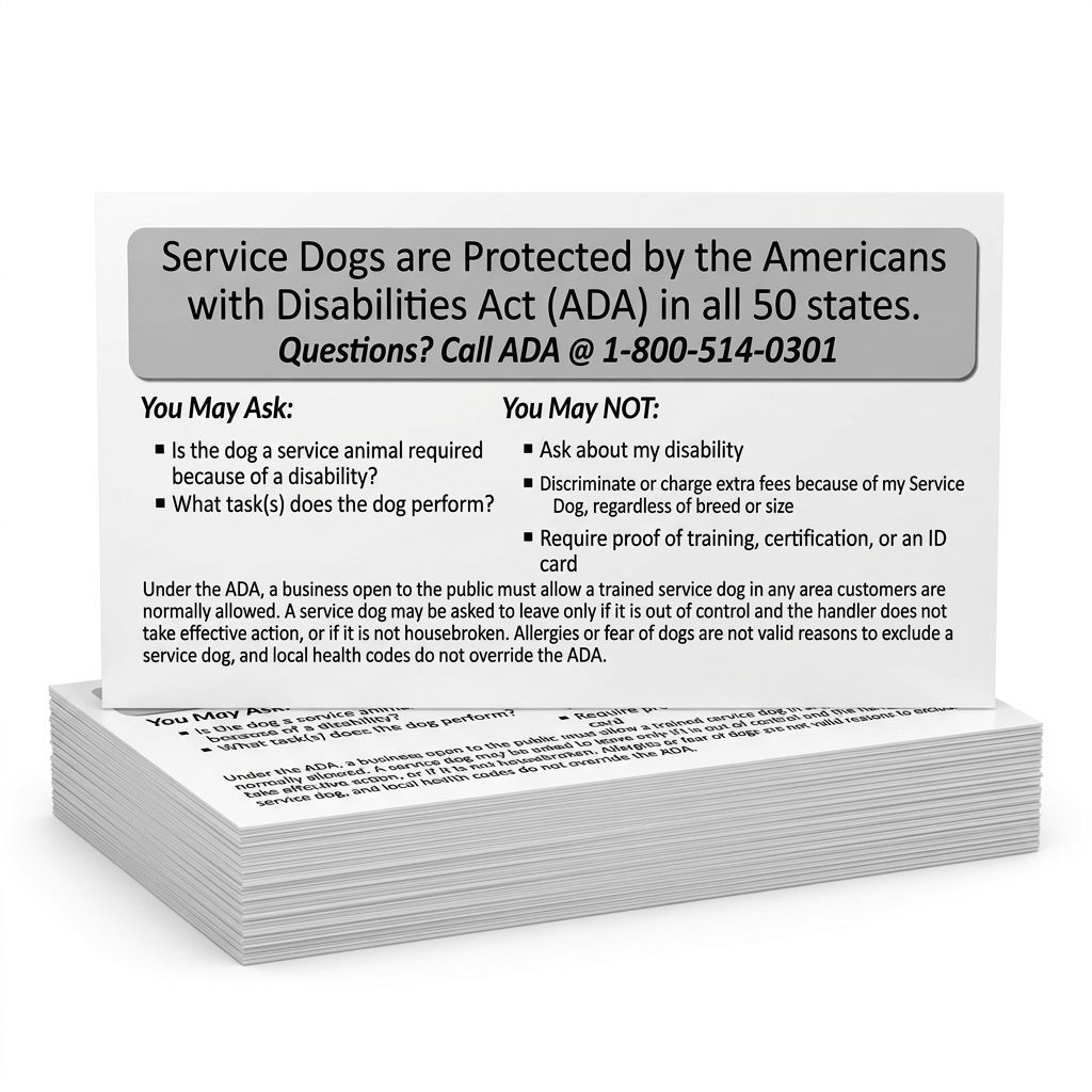 ADA Cards (50 pk)